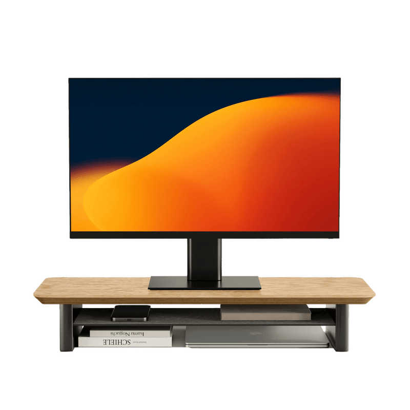 Alberenz® Eiken Houten Monitorverhoger - 1 Monitor