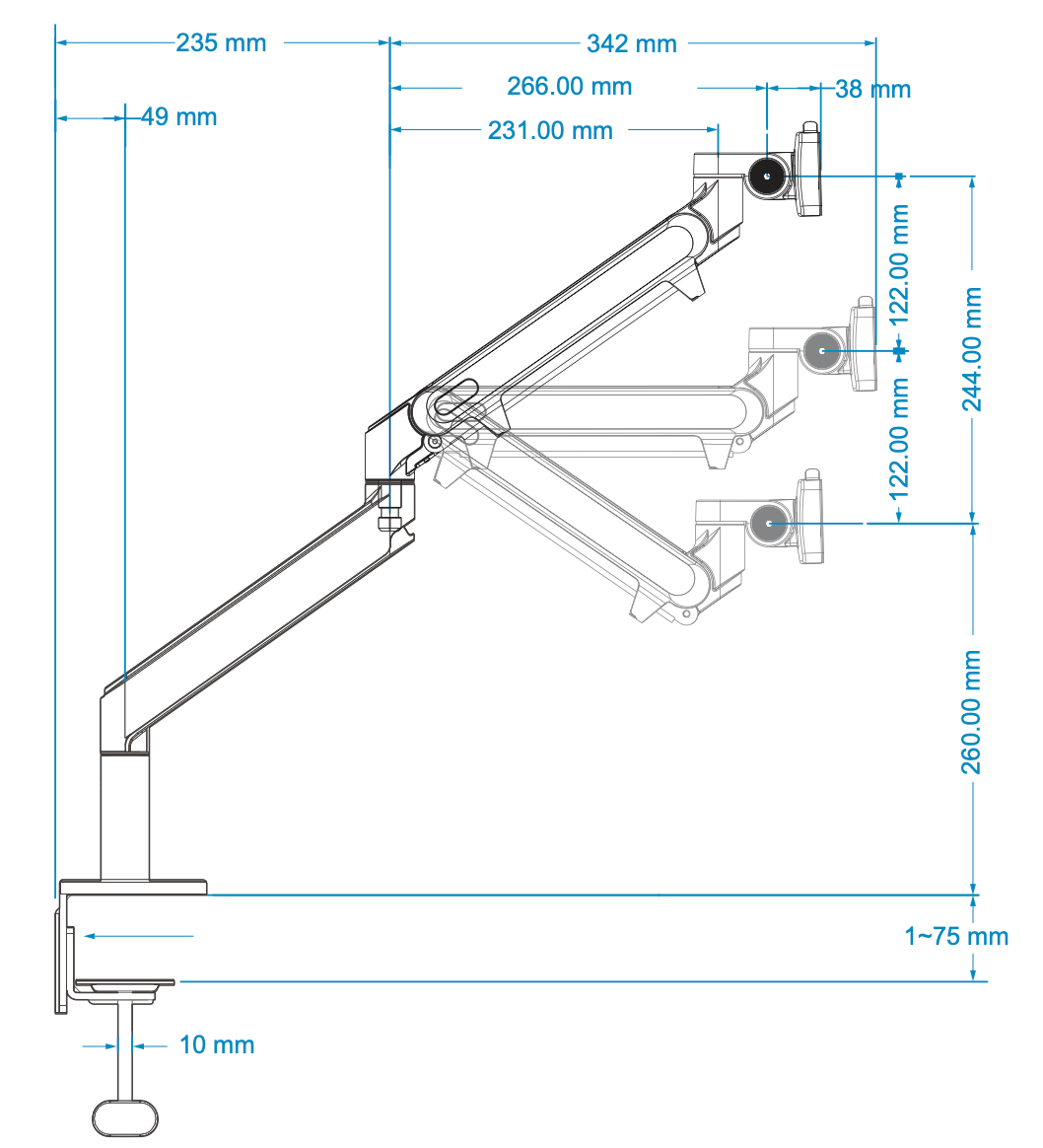 Past hij op je bureau en je scherm?