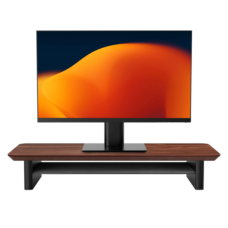 Alberenz® ořechový dřevěný podstavec pod monitor - pro 1 monitor