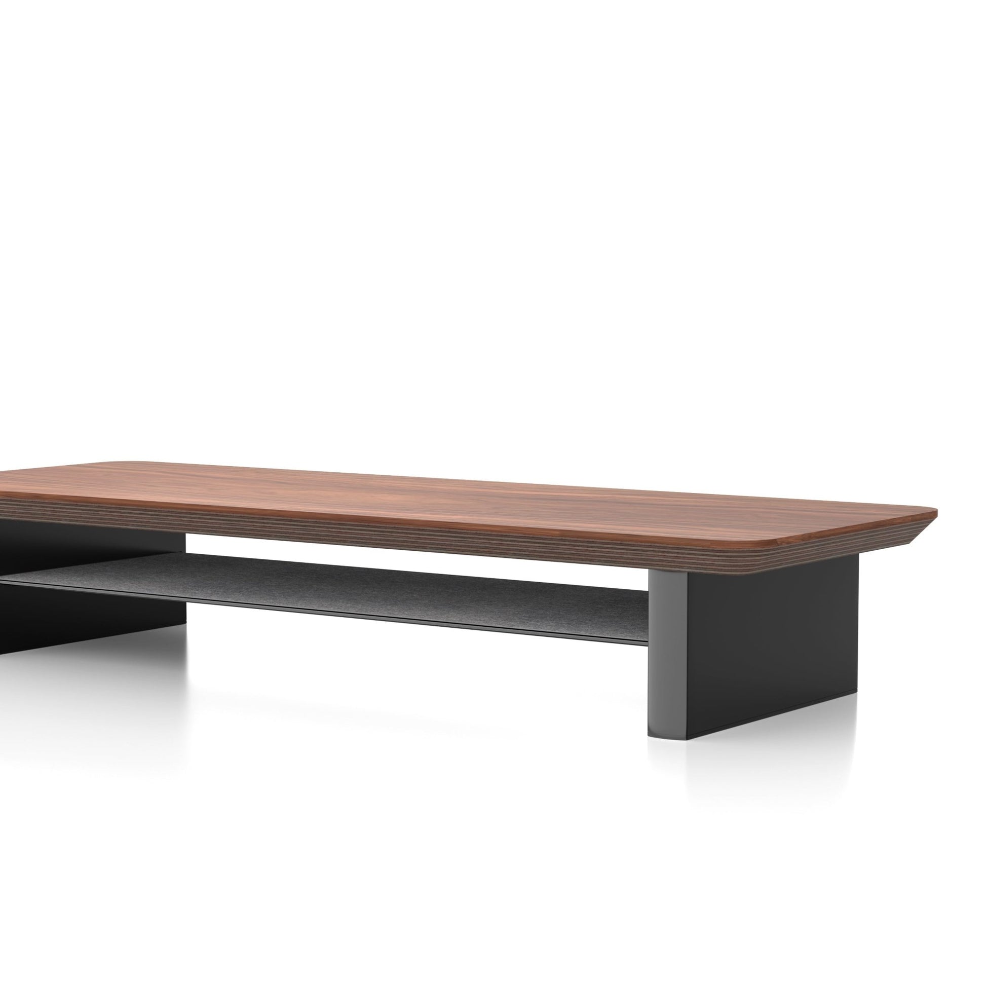 Alberenz® Walnut Wooden Monitor Riser - 1 Monitor - Alberenz -