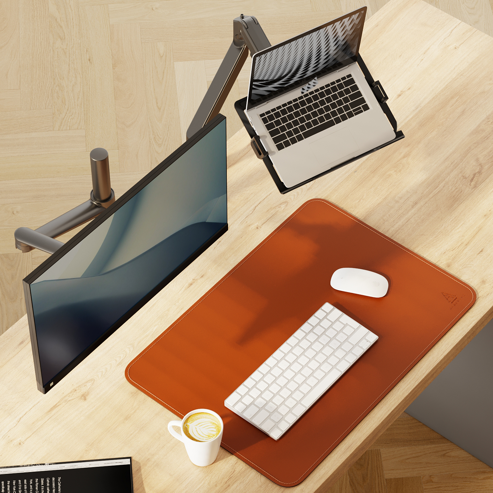 Alberenz® Laptop Arm Gas Spring - Dark Grey