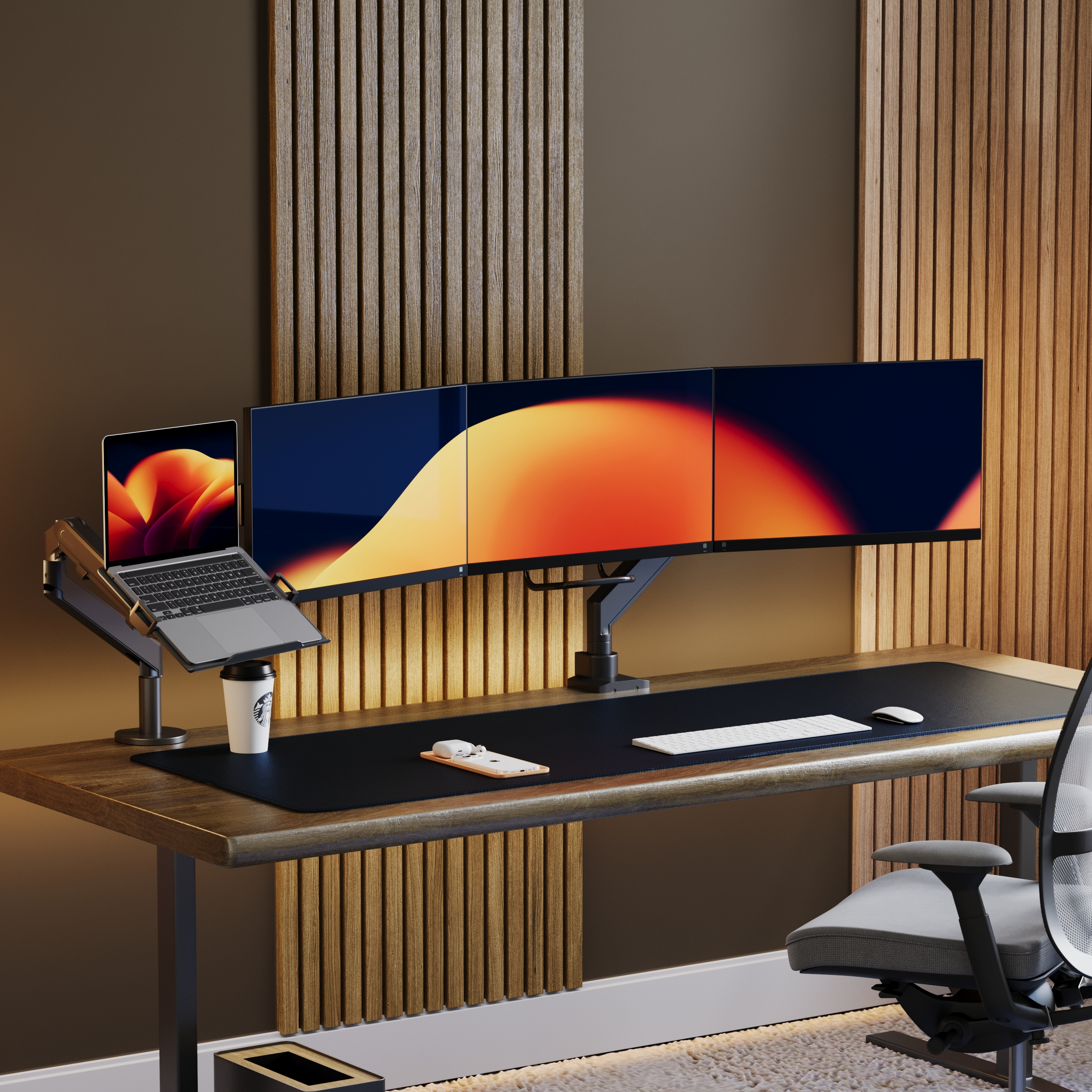 Alberenz® Laptop Arm Gas Spring - Dark Grey