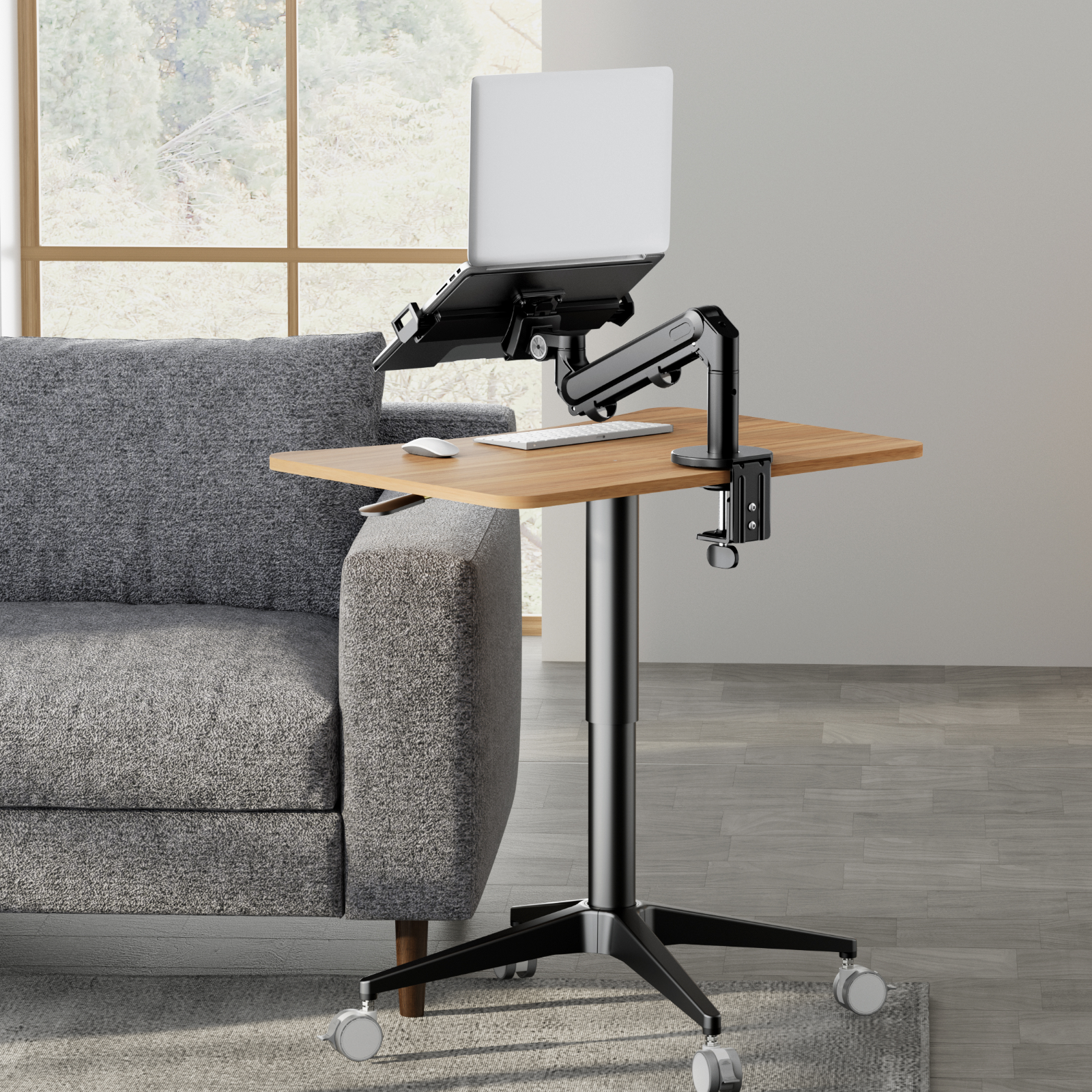 Alberenz® Laptop Arm Gas Spring - Dark Grey