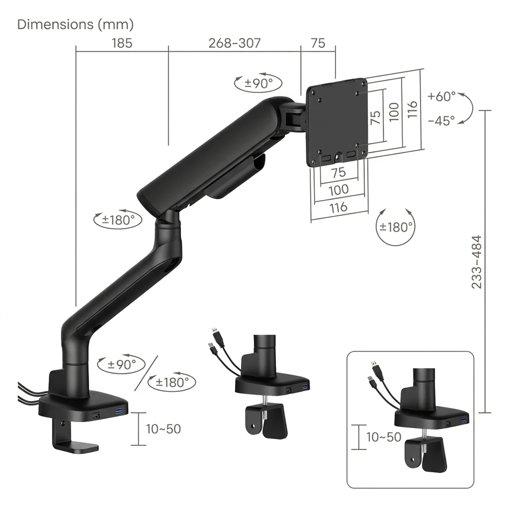 Will it fit your desk and your screen?