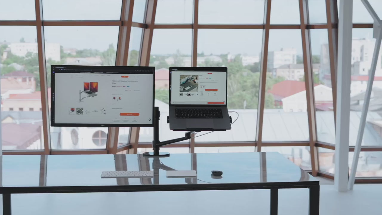 Alberenz® Laptop Monitor Arm Black