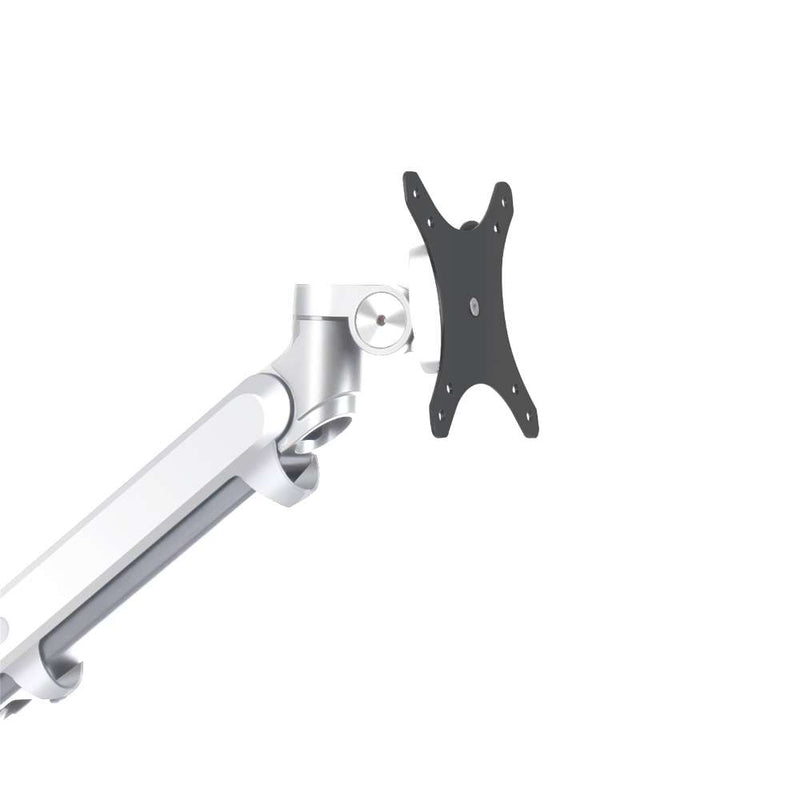 Alberenz® Enkele Monitorarm Gasveer Zilver